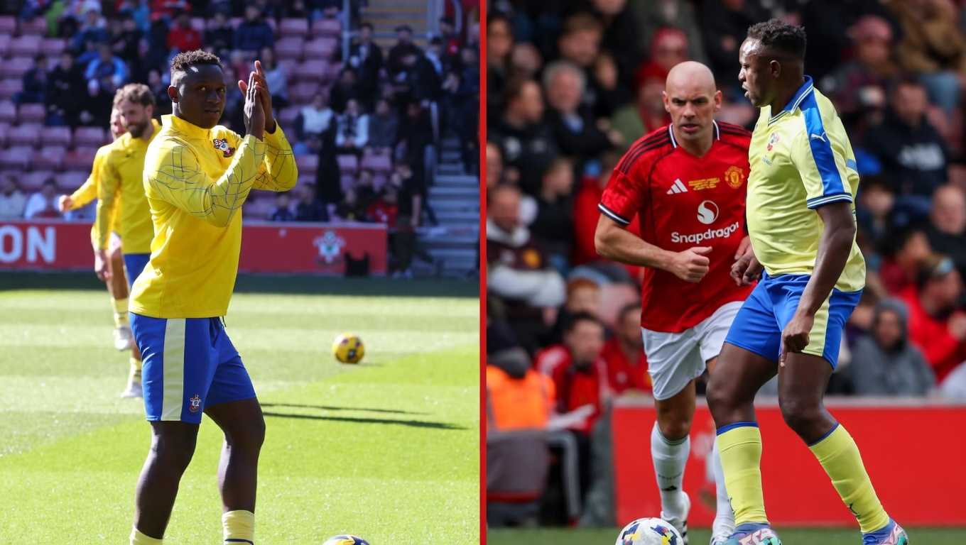 Victor Wanyama Features for Southampton Legends Against Manchester United