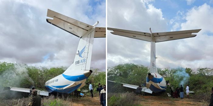 Plane Overruns Runway at Mandera Airstrip and Crashes into Vegetation