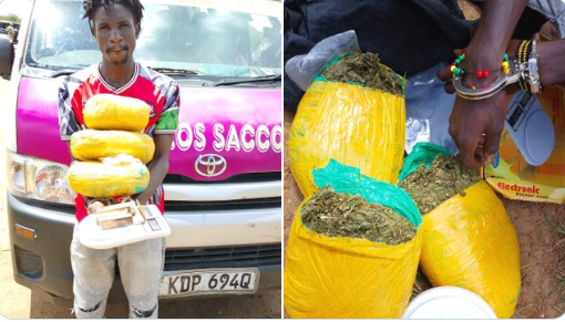 Police Arrest Drug Trafficker on Thika-Garissa Highway