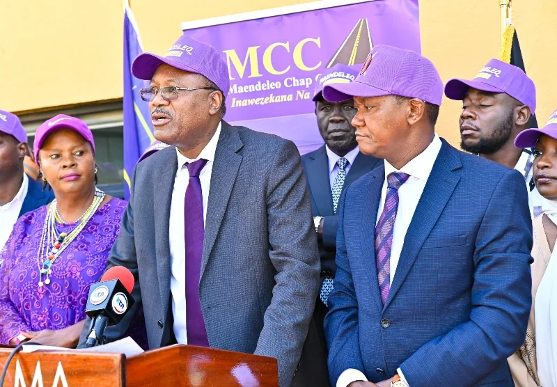 Maendeleo Chap Chap Rejects Merger with UDA