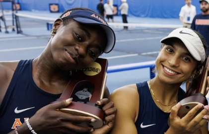 Kenyan Star Okutoyi Earns All-American Tennis Honor