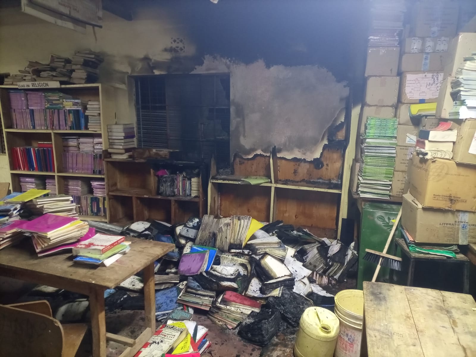 Books Turn to Ashes as Busia School Closes Following Student Unrest
