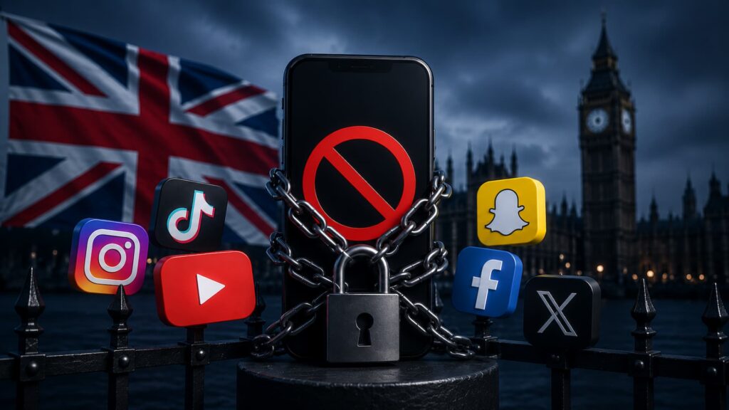 UK announces social media ban for under-16s