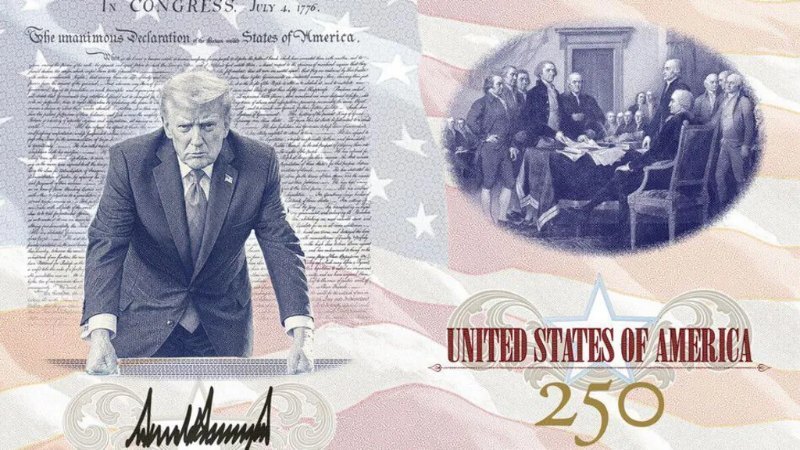 Trump Features on Special US Passports for 250th Anniversary