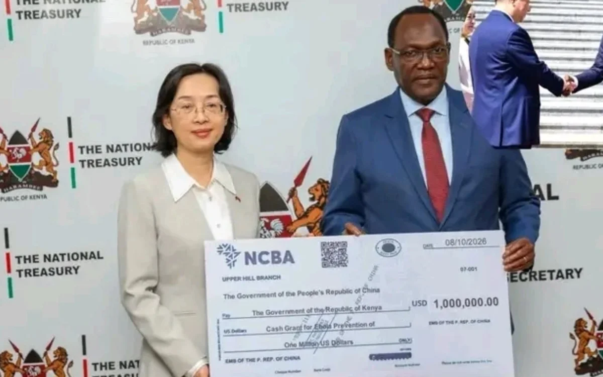 Kenya Gets Sh259 Million Chinese Grant as Ebola Surveillance Intensifies